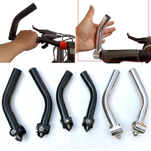 Manillares de Bicicleta Riser Largos de Hierro Negro Brillante Duraderos Sin Material Adicional - Product Image 1