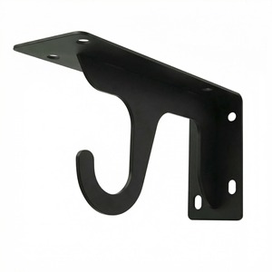 Support mural en acier laminé à froid Juwoya Hook Bracket 100-500 mm pour rangement de placard - Product Image 2