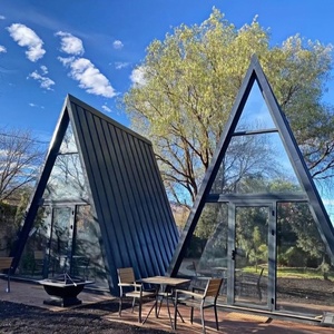 Pyramid <strong>Houses</strong> China Prefab Modern Tiny a Frame <strong>House</strong> Luxury Prefabricated Triangular Resort Hotel Villa Triangle <strong>House</strong> - Product Image 2