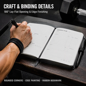 Cuaderno de Fitness Personalizado, Planificador de Entrenamiento, Diario de Progreso, Servicios de Impresión, Fabricante de Cuadernos - Product Image 3