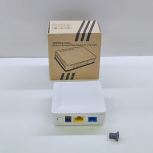 อุปกรณ์เครือข่ายใยแก้วนำแสง XPON ONU 1GE FTTH GPON EPON 2.4G สีขาว ใหม่เอี่ยม รับประกัน 12 เดือน - Product Image 2