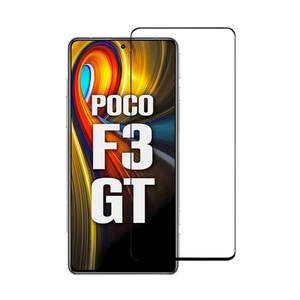 Protection d'écran pour Xiaomi Poco F3 GT, verre trempé 9H anti-rayures, couverture intégrale 2.5D, impression soyeuse - Product Image 4