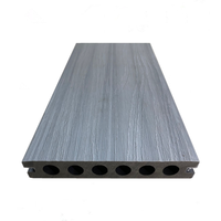 Plancher composite creux co-extrudé WPC de deuxième génération pour extérieur, anti-corrosion, pour balcon et cour