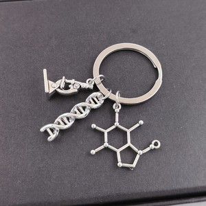 Sáng tạo DNA phân tử Kính hiển vi mô hình sinh học thí nghiệm công cụ <span class=keywords><strong>Keychain</strong></span> giáo viên Quà Tặng - Product Image 4