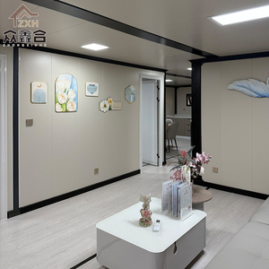 منزل حاويات قابل للتوسيع خفيف الوزن جاهز للشحن طراز ZXH ZXHE20FT-1، منزل مسبق الصنع متنقل مع مطبخ وحمام - Product Image 4