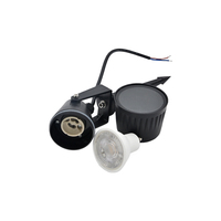 Projecteur de jardin interchangeable GU10/MR16 IP65 AC avec ampoule LED 5W incluse, en plastique technique résistant aux UV et certifié CE/ROHS