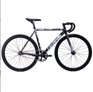 TSUNAMI SNM100 <span class=keywords><strong>Fixie</strong></span>-Rennrad mit Einzelgang, Aluminiumlegierungsrahmen, Gabel und Pedale – Leichtgewichtige 28-Zoll-Räder ohne Bremsen für die Straße - Product Image 6