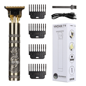 Máquina Cortapelos Eléctrica Silenciosa para Barbería, Máquina de Corte de Pelo con Cabezal de Barbero, Precio Económico, Recortadora de Pelo Vintage con Cuchilla en T Dragon Buddha - Product Image 2