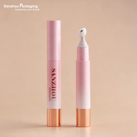 Tube de rouge à lèvres liquide innovant de 3,5 ml avec applicateur de type bille roulante
