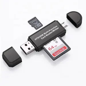 Schlussverkauf OTG Type-c USB 2.0 Micro SD TF SD OTG Kartenleser-Schreiber für PC Handy Tablet