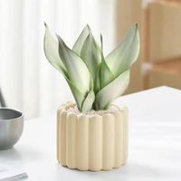 Pot de fleurs en céramique fait main de luxe, nouveau design, personnalisé, écologique, style ferme, pour plantes succulentes, avec trou de drainage, pour la maison et le jardin