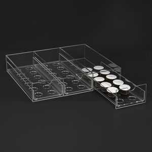 Caja de Almacenamiento de Cápsulas de Café Transparente de Acrílico, Organizador con Cajón Extraíble, Soporte para Cápsulas de Café a Prueba de Polvo, Cajones de Almacenamiento para Cápsulas K-Cup - Product Image 3