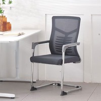 Chaise de bureau contemporaine en maille métallique de haute qualité, dossier haut, pour ordinateur, administrative, pour les chaises de réunion, vente chaude