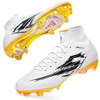 Chaussures de football en promotion – Crampons FG avec plaque carbone, coussin d'air, semelle TPU respirante pour terrain gazonné – Unisexe, pour matchs en extérieur – Vente directe usine