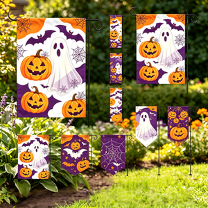Banderas de Jardín de Halloween Sheng Haomian, Decoraciones para Exteriores, Impresión Digital de Alta Resolución, Banderas Impermeables de Doble Cara - Product Image 4