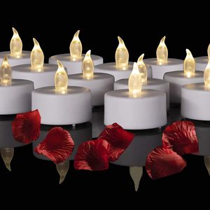 Luci da tè a LED da 24 confezioni con luci luminose realistiche e tremolanti senza fiamma per candele con lampada a lunga durata - Product Image 4
