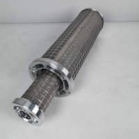 Dua Kartrid Filter Jaring Baja Tahan Karat Paralel Untuk Sistem Pelumasan Industri