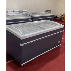 Exhibidor Refrigerador Horizontal Comercial <span class=keywords><strong>de</strong></span> <span class=keywords><strong>2</strong></span> <span class=keywords><strong>Metros</strong></span> para Mariscos, Helados y Productos Congelados para Supermercados - Product Image 2