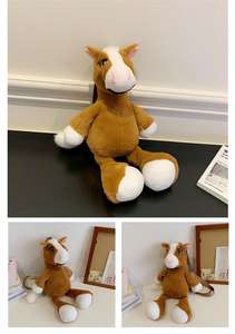 Mochila de Peluche de <span class=keywords><strong>Caballo</strong></span> Kawaii, Novedad 2026, para Niñas, Estudiantes <span class=keywords><strong>y</strong></span> Adultos, Súper Suave, Rellena de Algodón PP - Product Image 3