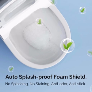 <span class=keywords><strong>Abattant</strong></span> de toilettes intelligent à ouverture automatique en PP en forme de U, prix abordable, pour salle de bain - Product Image 5
