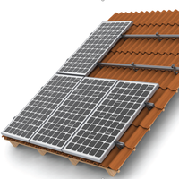 Komplettes Set 10000W Hybrid Off-Grid 10kW 12kW 15kW 20kW Solarenergiesystem 10 kW Solarstromsysteme Generator mit Panel