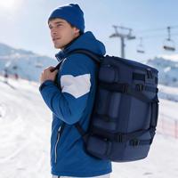 Sac à dos de ski unisexe imperméable avec logo personnalisé, multifonctionnel pour sports d'hiver, sac de voyage week-end, vente en gros OEM
