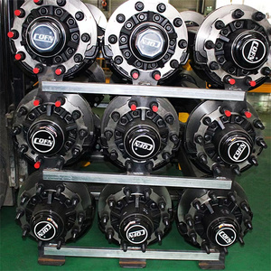 New Bán Hàng Trực Tiếp Nhiệm Vụ Nặng Nề Thép Phía Sau Xe Tải Trailer Trục 13T Mỹ Loại Khác Biệt Trục - Product Image 5