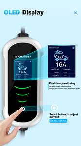 กล่องชาร์จไฟฟ้ากระแสสลับแบบพกพา 3 เฟส รุ่นใหม่ 11kW พร้อมหน้าจอ LCD กระแสไฟขาออก 32A รุ่น B6 - Product Image 2