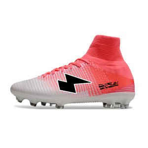 <span class=keywords><strong>Botas</strong></span> <span class=keywords><strong>de</strong></span> Fútbol para Hombre XI <span class=keywords><strong>de</strong></span> Primera Calidad en Blanco y Azul, <span class=keywords><strong>Botas</strong></span> <span class=keywords><strong>de</strong></span> Fútbol Tejidas Impermeables <span class=keywords><strong>con</strong></span> Tacos para Terreno Firme, Tallas 39-45 EU - Product Image 3