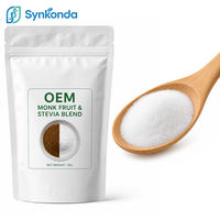 Poudre d'extrait de fruit du moine, mélange pur d'édulcorant Stévia et d'Érythritol, alternative au sucre pour adultes - Gestion du métabolisme, en vrac
