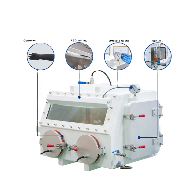 Вакуумный контейнер для перчаток, лабораторный контейнер для перчаток для литиевой батареи и экспериментов с химическими веществами
