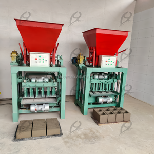 4-40a thủy lực lồng vào nhau gạch máy mới rammed đất sét gạch Máy làm với thành phần động cơ cốt lõi - Product Image 6