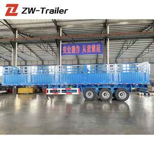 ZW grpoup 3เพลา60ตันรั้วฟาร์มปศุสัตว์กึ่งพ่วงการขนส่งสินค้าสำหรับรวันดา - Product Image 3