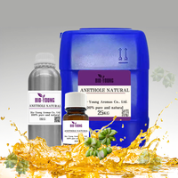 Stock en vrac d'anéthole d'huile d'ingrédient naturel à prix compétitif pour les arômes alimentaires et les produits chimiques aromatiques