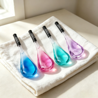 Globes de glace faciaux multi-formes à paillettes en verre borosilicate haute résistance, forme de tuyau, gel doux, étanches, réutilisables, portables, sûrs - Usage domestique