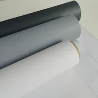 Bannière en PVC souple durable, rétroéclairée et éclairée par l'avant, avec surface mate/brillante, ignifuge, matériau publicitaire extérieur