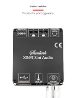 Amplificateur numérique stéréo XY-C50L 50W*2 d'origine, double canal, réglage progressif à 360 degrés
