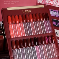 Nouvelle Tendance ZRKGEL Ladai – Collection de 24 Vernis Gel Effet Œil de Chat Rouge pour Salons de Manucure, Sans TPO ni HEMA, Longue Durée