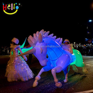 <span class=keywords><strong>Cheval</strong></span> gonflable blanc costume de <span class=keywords><strong>cheval</strong></span> gonflable licorne pour décoration de défilé - Product Image 6