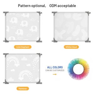 Glissière intérieure multifonctionnelle et <span class=keywords><strong>porte</strong></span> battante de sécurité pour les tout-petits Parc pliable pour enfants Clôture de terrain de jeu pour bébé - Product Image 2