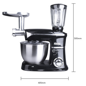 Procesador de Alimentos Dsp de 1500W, Acero Inoxidable, 6 Velocidades, Mezcla, Amasa, Moliene, Picadora, Trituradora, Multifunción, Electrodoméstico de Cocina - Product Image 4