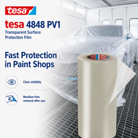 Film de protection de surface transparent tesa 4848 PV1, 0,048 mm, adhésif acrylique à faible adhérence pour verre et plastique automobiles