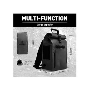 Borsa per Bicicletta 3 in 1 Impermeabile, Borsa Portapacchi <span class=keywords><strong>da</strong></span> 29L di Grande Capacità, Accessori Professionali per Ciclismo - Product Image 5