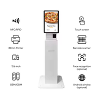 Terminal de point de vente tactile COSUN en libre-service, système d'exploitation Android/Windows, écran 15,6 pouces pour une commande et un paiement rapides, fonction SDK