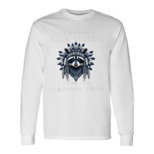 T-shirt à manches longues unisexe pour adulte, col rond, imprimé numérique, promotionnel, Chief Kickabitch Slapahoe Tribe - Product Image 1