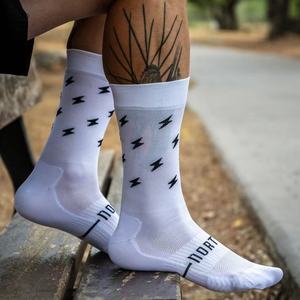 Coussin de compression rembourrage personnalisé chaussettes de course Performance athlétique sport chaussettes hommes haute qualité grande marque équipage cyclisme chaussettes - Product Image 1