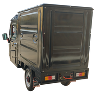 Tricycle utilitaire électrique fermé de haute qualité, prix usine, vente chaude, capacité de charge supérieure à 400 kg et vitesse de 30 km/h