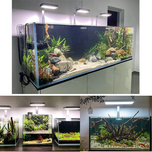 Lámpara LED RGB de Espectro Completo de 70W para Acuario, Rectangular, Metálica, para Peceras de Agua Dulce, para Vida Acuática - Product Image 3