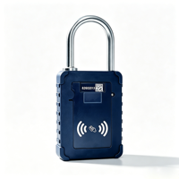 Serrure logistique pour cartes RFID, directement de l'usine, avec suivi GPS continu 24h/24. Verrou antivol pour le transport de marchandises en vrac en conteneur