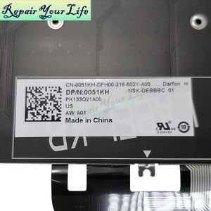 คีย์บอร์ดแล็ปท็อปแบ็คไลท์ภาษาอังกฤษ US สำหรับ <span class=keywords><strong>Dell</strong></span> Alienware X15 R1 R2 X15 05vhrx X17คีย์บอร์ด0051KH R1สีดำใหม่ - Product Image 6